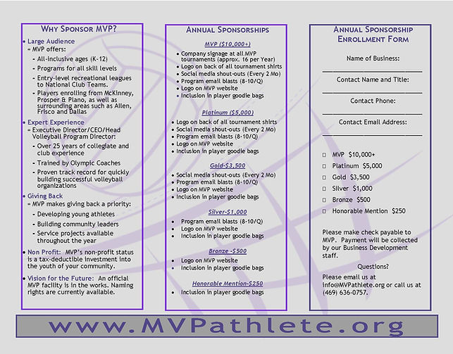 Sponsorship Brochure Page 2