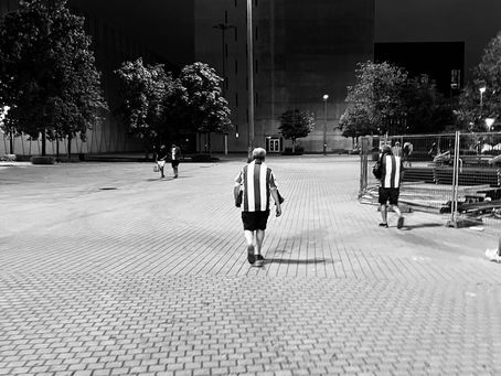 Voetbalfan in Bilbao