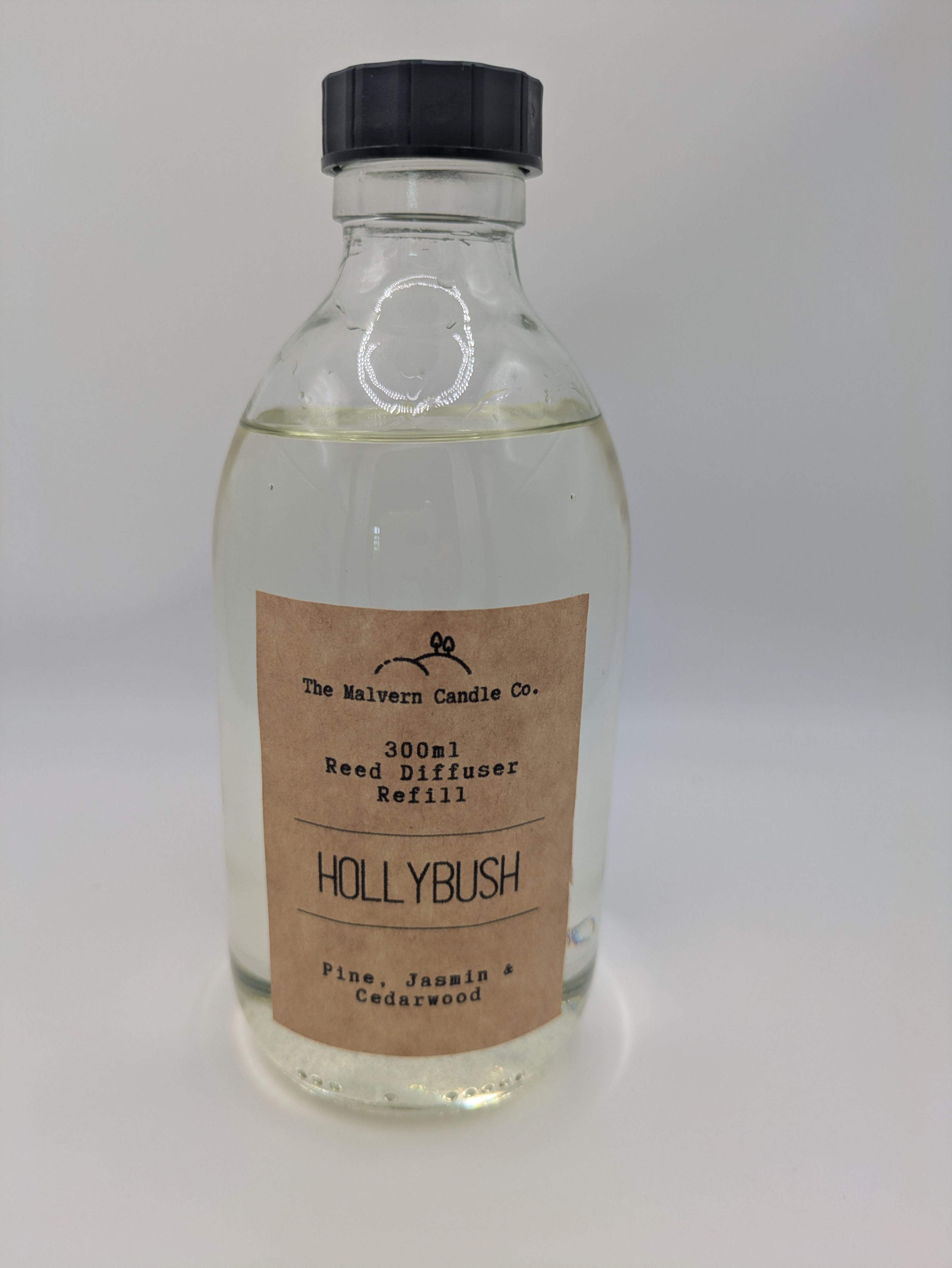 Hollybush 300ml Reed Diffuser Refill - Pine, Jasmin & Cedarwood