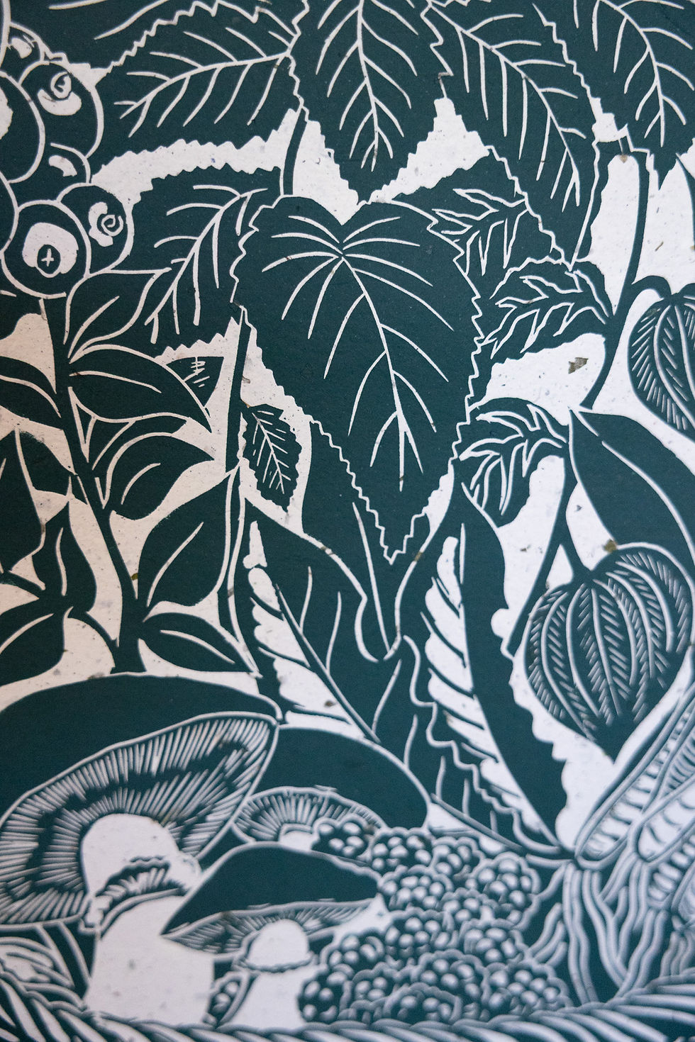 Thumbnail: Forager - Original Relief Print