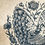Thumbnail: Penning in the Peonies - Original relief print