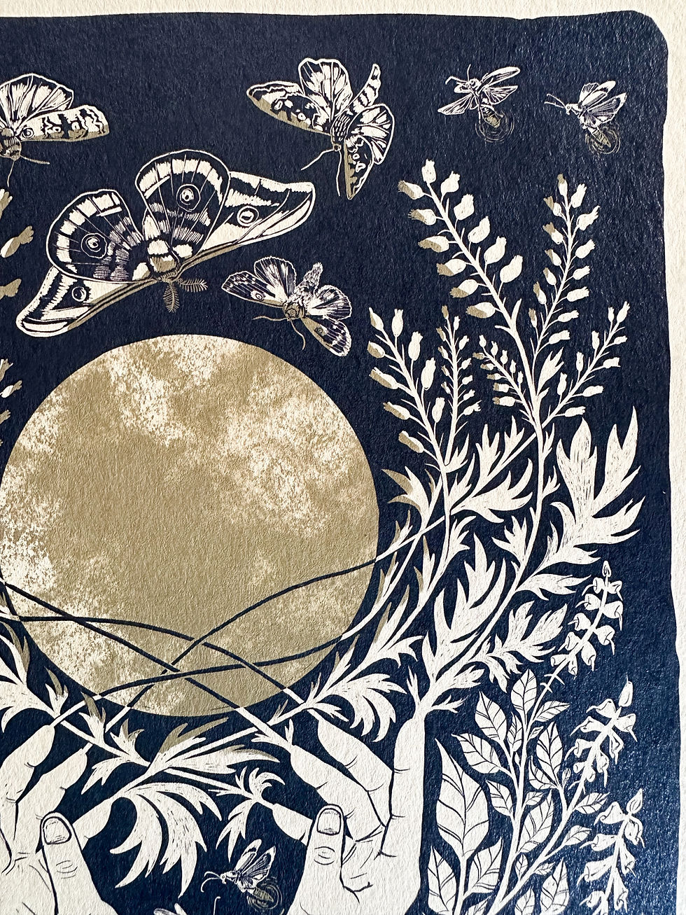 Thumbnail: 2026 Connecting to the Cycles : Moon phases calendar digital print