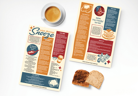 SNOOZE MENU