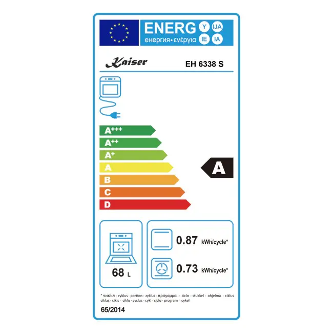 Thumbnail: Avantgarde Pro Pyrolytic Electric Oven (Black) EH 6338 S
