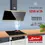 Thumbnail: Art Deco 90cm Chimney Cooker Hood (Black) AT 9445 AD Eco 