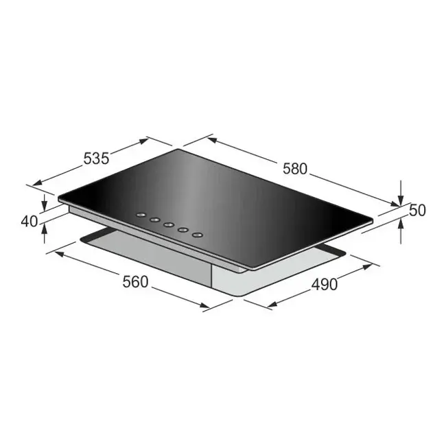 Thumbnail: Empire 60cm Induction Hob (Black) KCT 6395 IEm