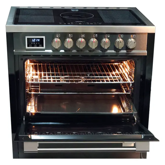 Thumbnail: Avantgarde Pro 90cm Induction Range Cooker (Black) HC 93691 IS
