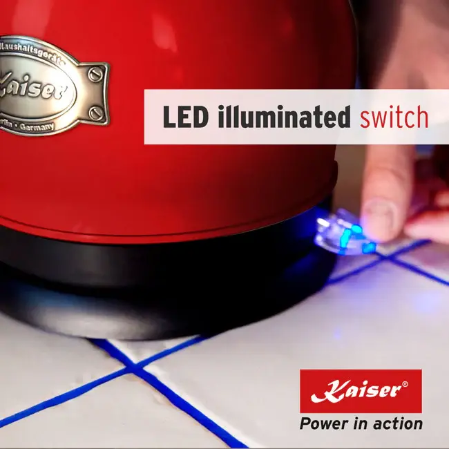 Thumbnail: électrique Kaiser Empire WK 2000 RotEm en finition Rouge Bordeaux