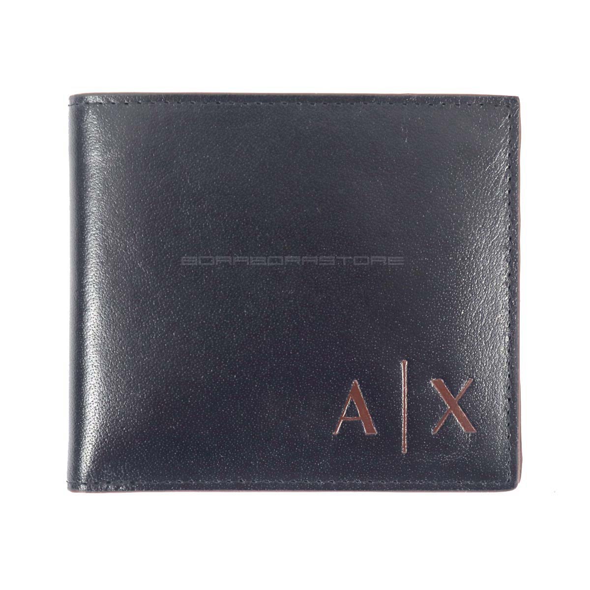 Armani Exchange men's wallet mod. 958098 blue with coin purse