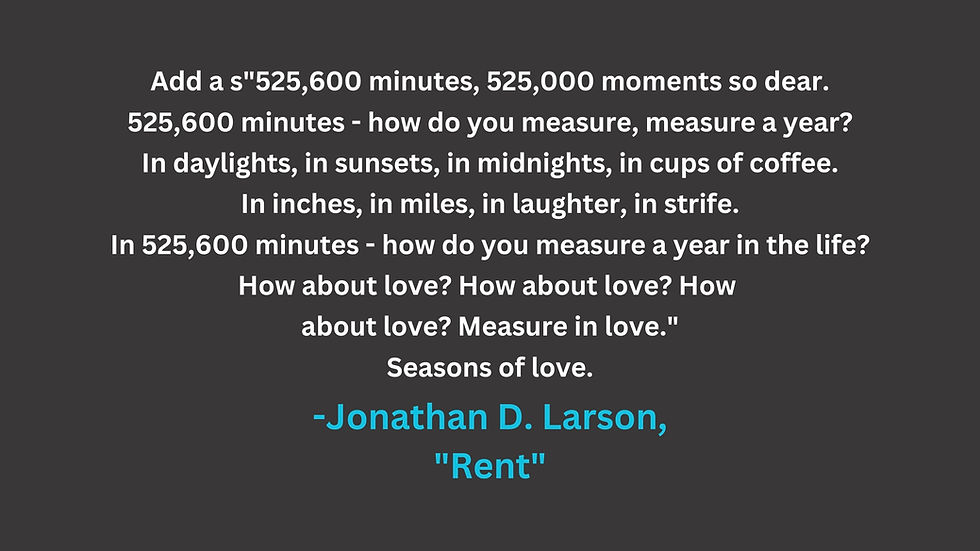 Seasons Of Love