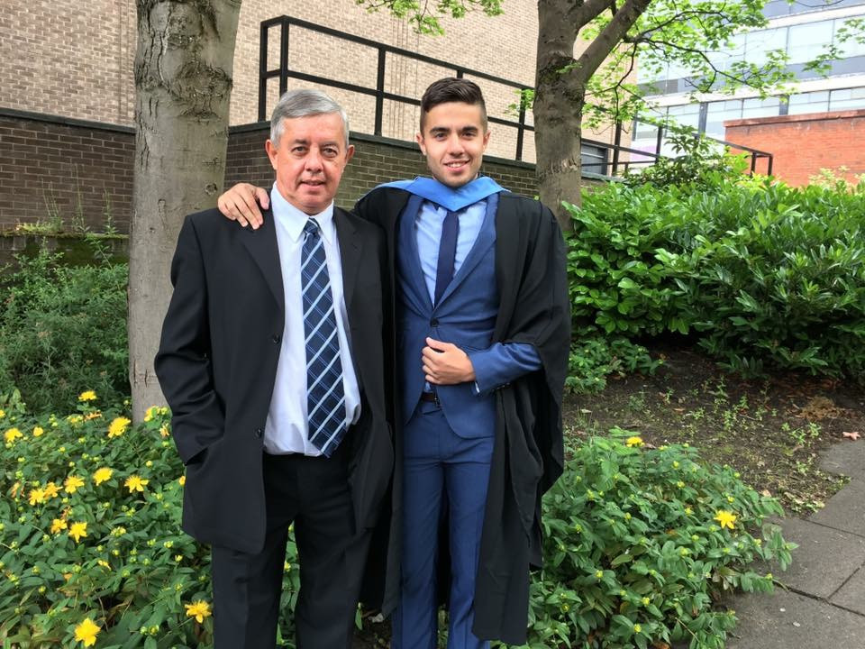 William on graduation day in 2016!