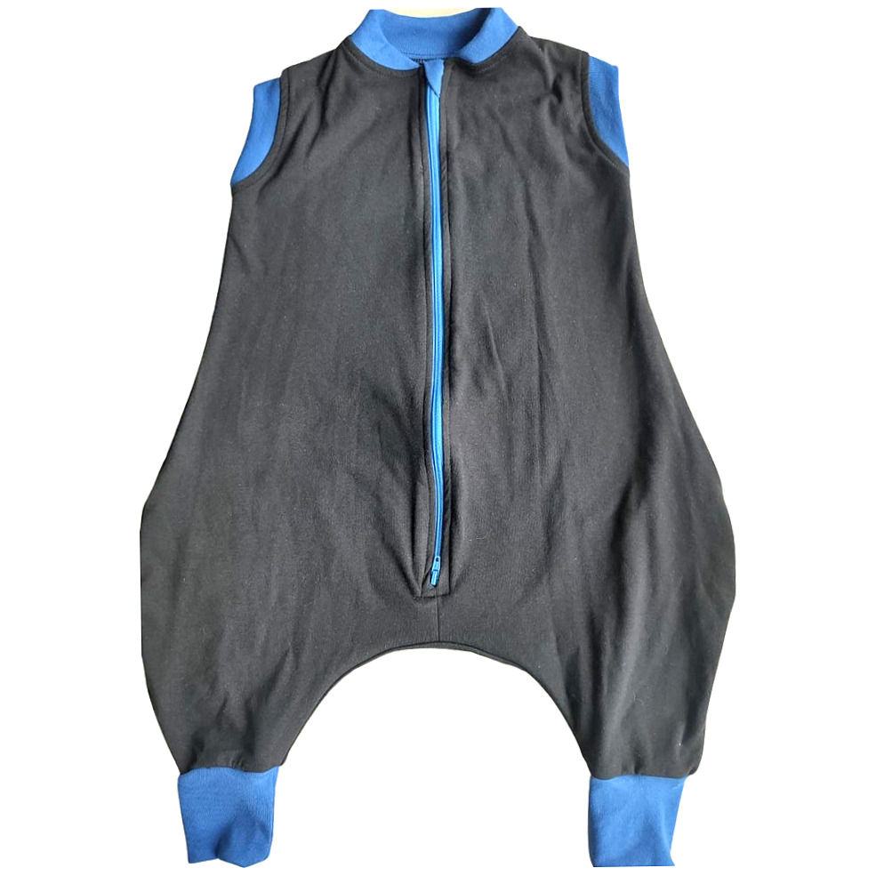 Algodón negro doble tela