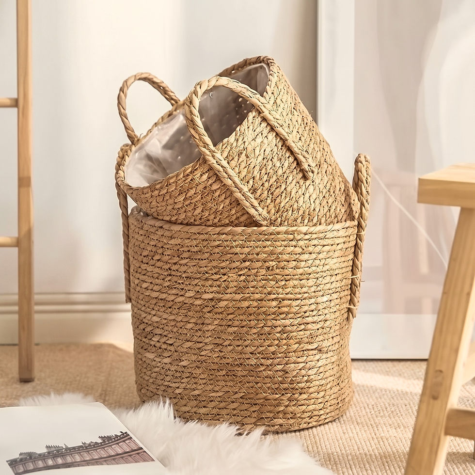 Thumbnail: Lined Woven Basket