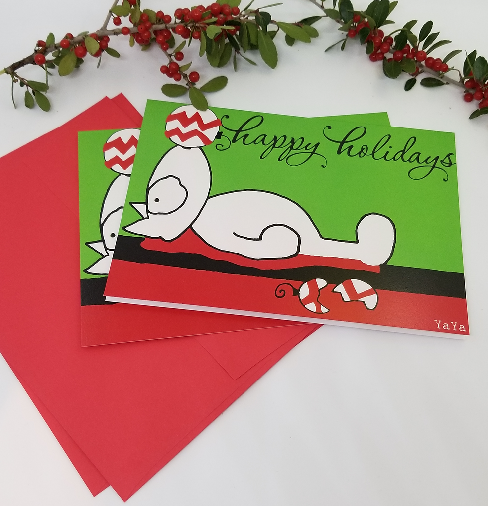 Thumbnail: Christmas cards, dog, whimsical, unique