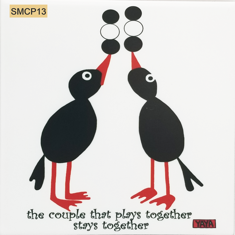 Thumbnail: love birds, birds, coasters, gift