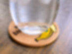 Go Bananas Cork Coaster, with Cup