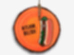 Team Relish Wooden Ornament, Front