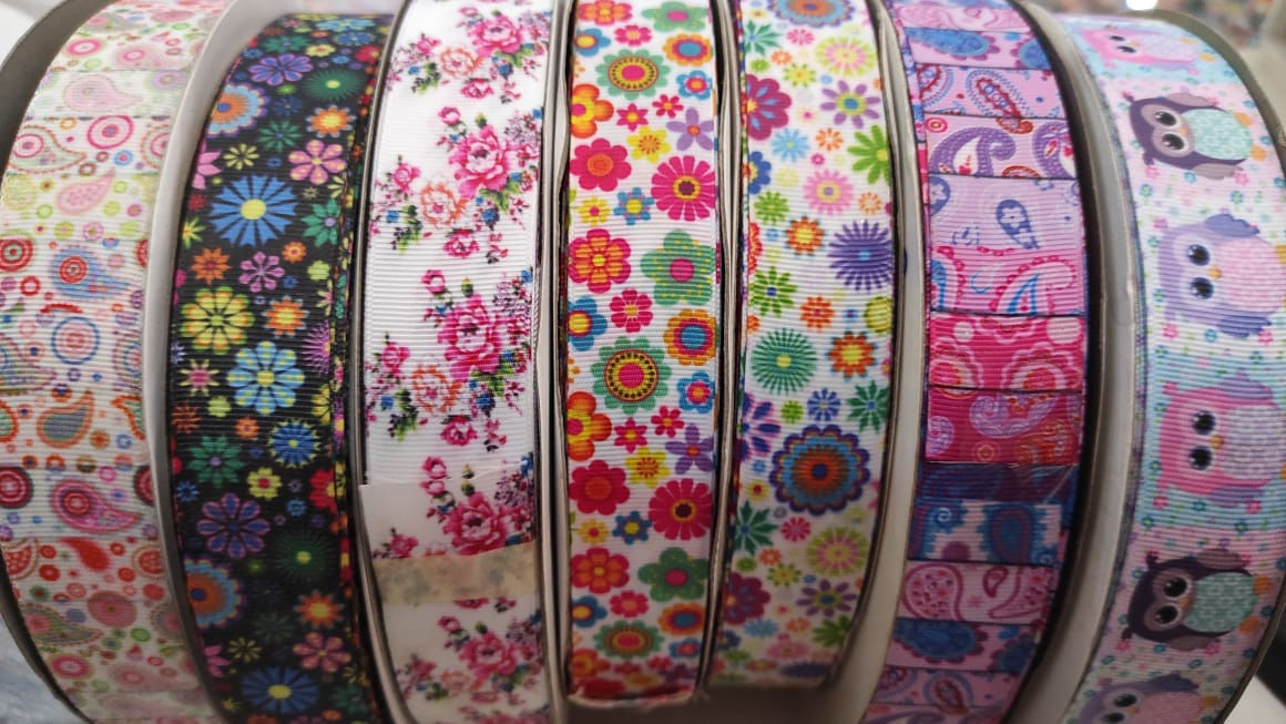 Cinta Estampadas 2.5cm x 5metros