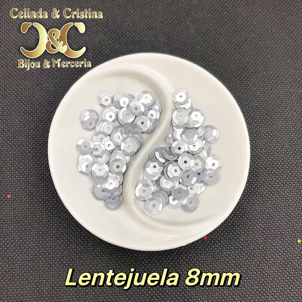 Miniatura: Lentejuela metal 8 mm