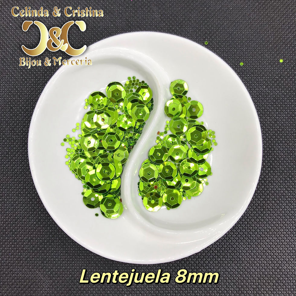 Miniatura: Lentejuela metal 8 mm