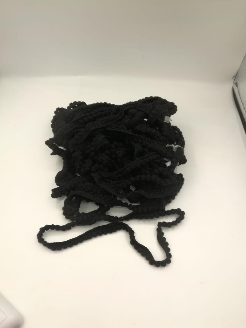 Cinta Pompom 4mm . Rollo de 18metros