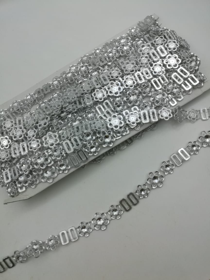 Miniatura: Stras Plastico sin piedrita . rollo de 9 metros