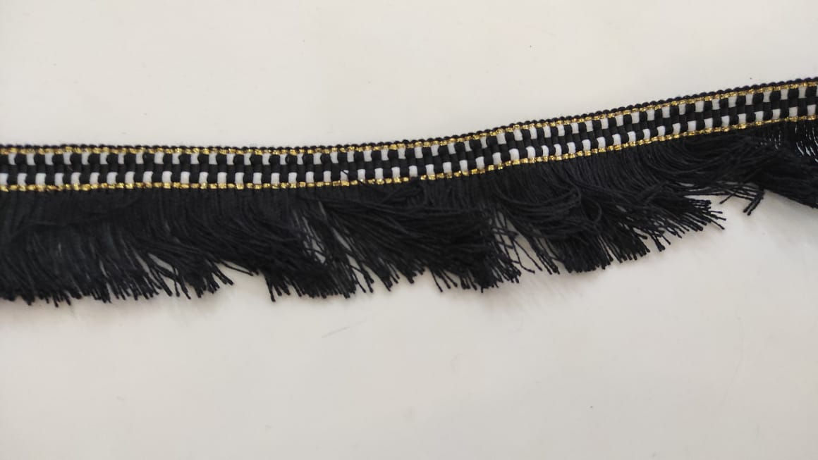 Cintas Decorativas Con Flecos 3cm 40m