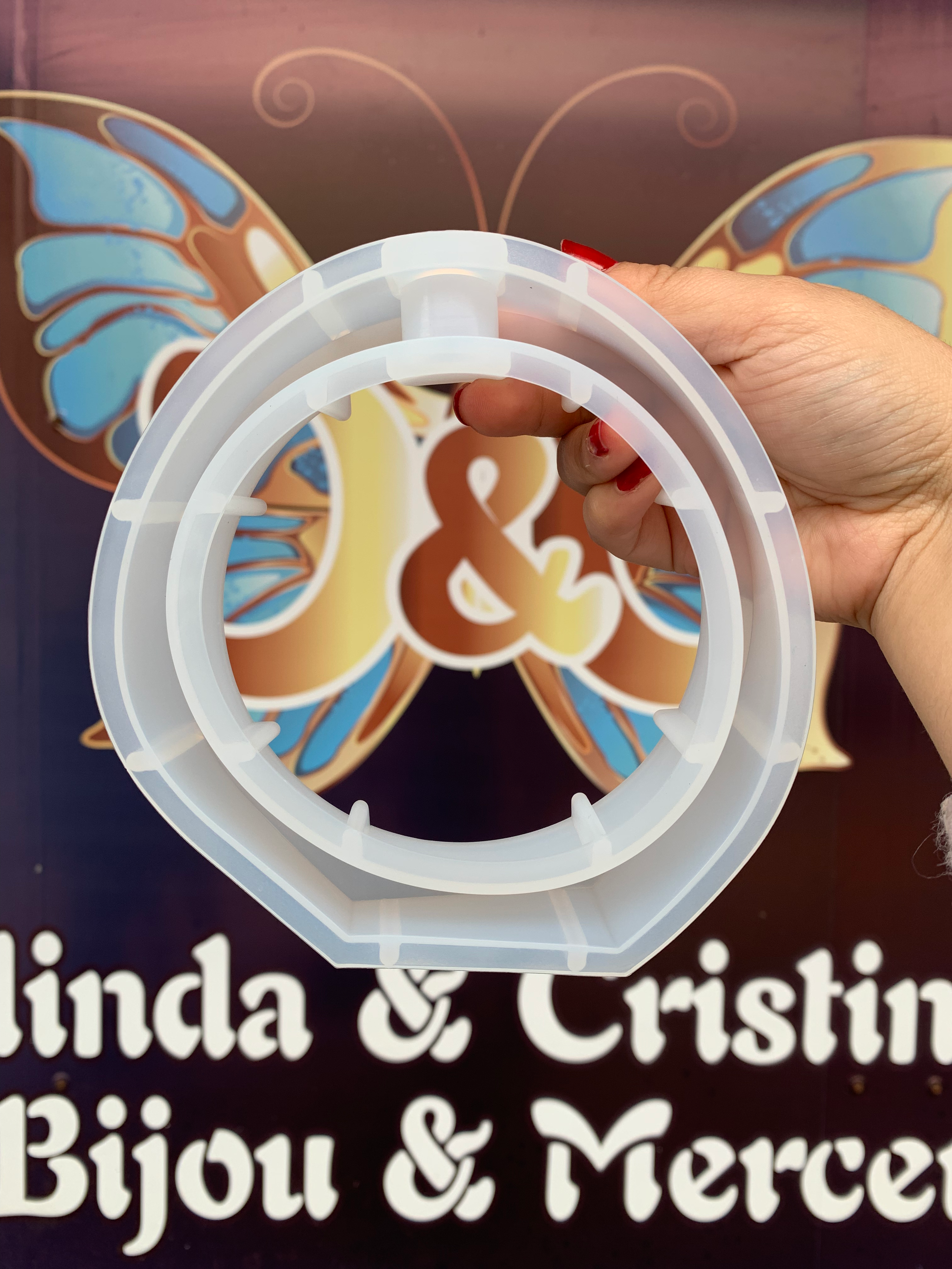 Molde silicona Florero 16cm 