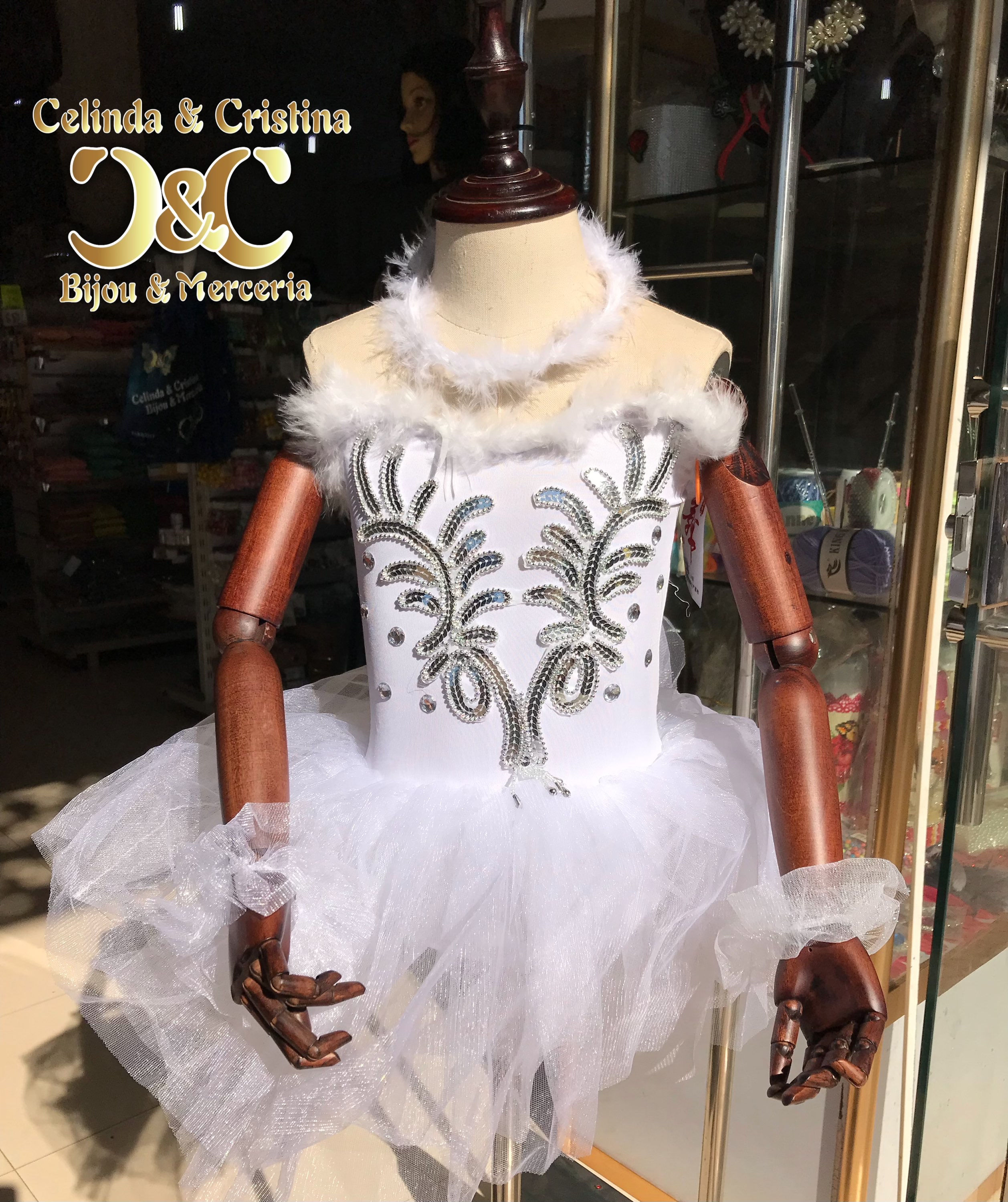 Vestido ballet falda blanda 110/120 cm