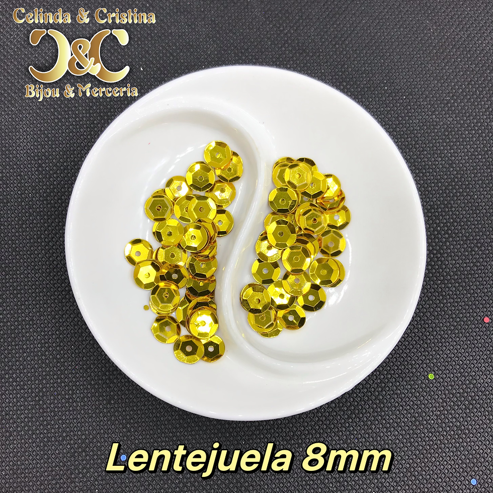 Miniatura: Lentejuela metal 8 mm