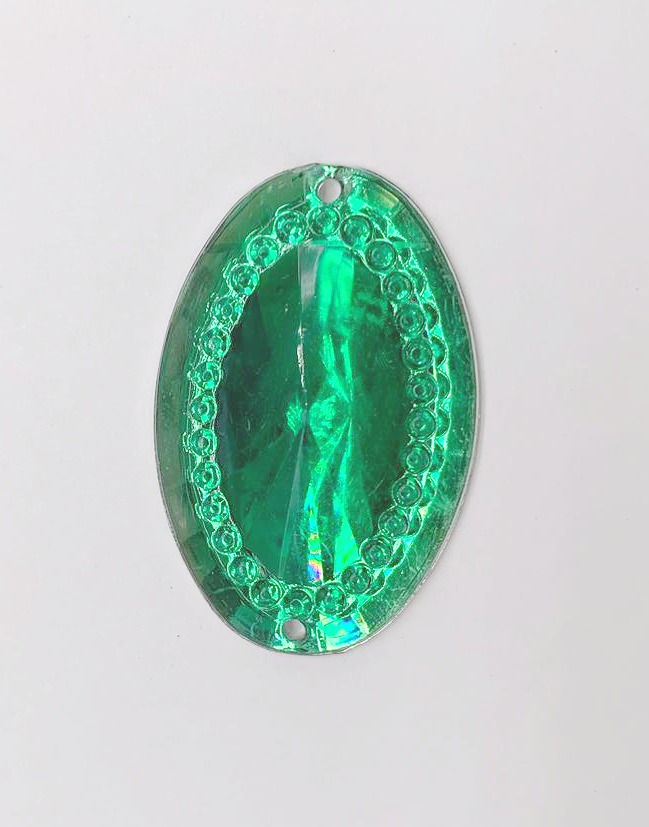 Miniatura: Piedra: Ovalada Floreado