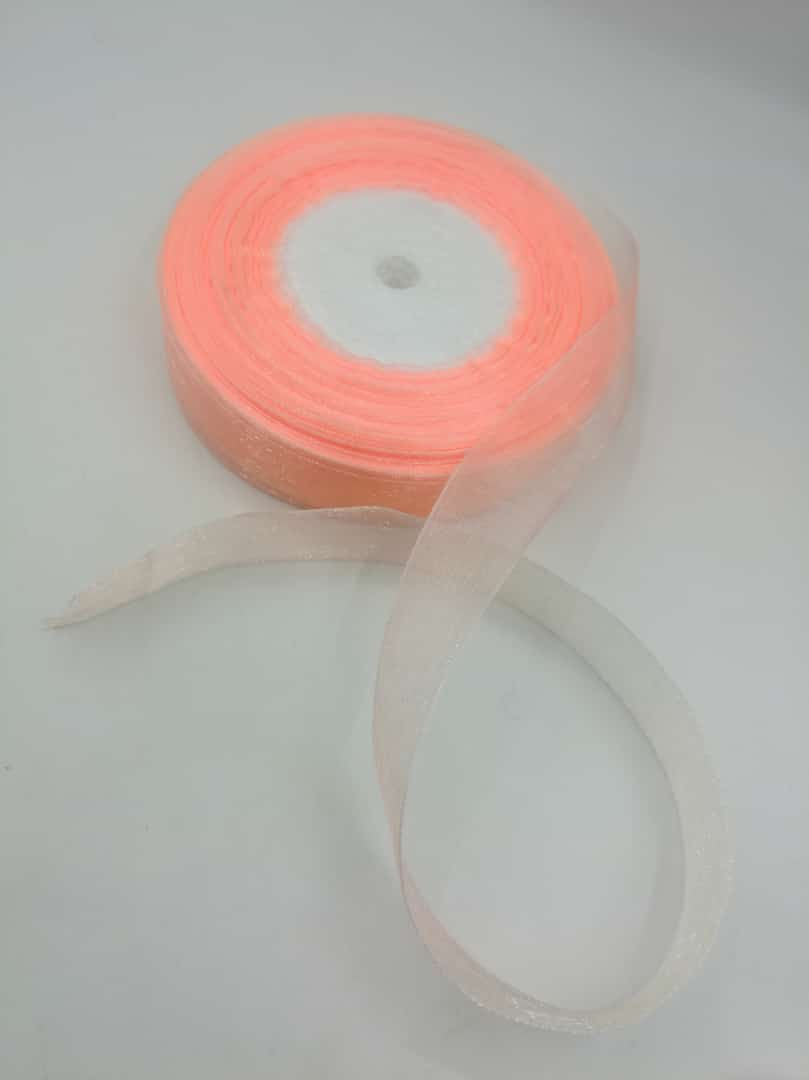 Miniatura: Cinta de Organza 2cm . Rollo de 45metros. Cod 2310