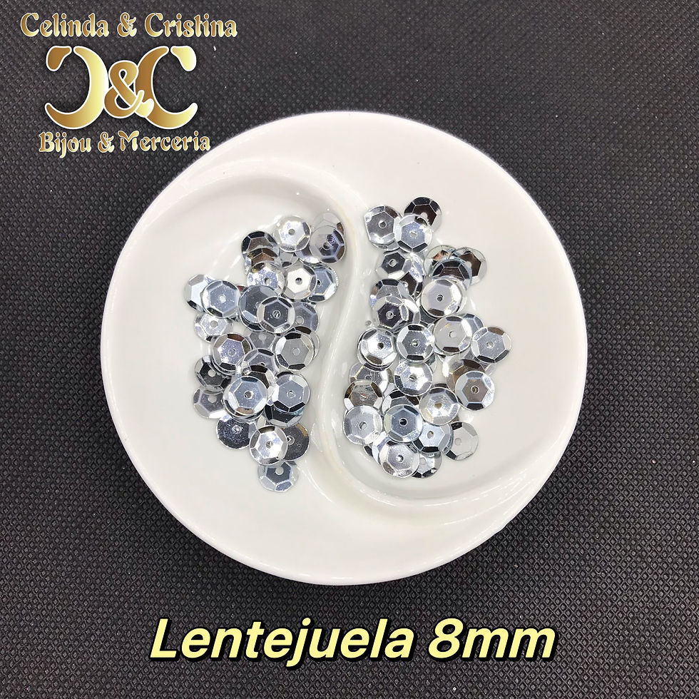 Miniatura: Lentejuela metal 8 mm