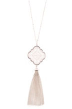 Silver Tassel Necklace