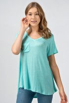 Mint Pocket Tee