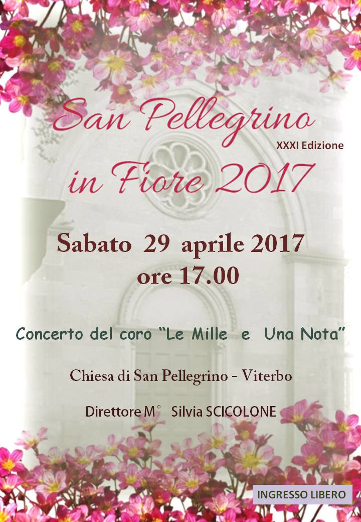 Le Mille e una Nota - San Pellegrino in Fiore 2017