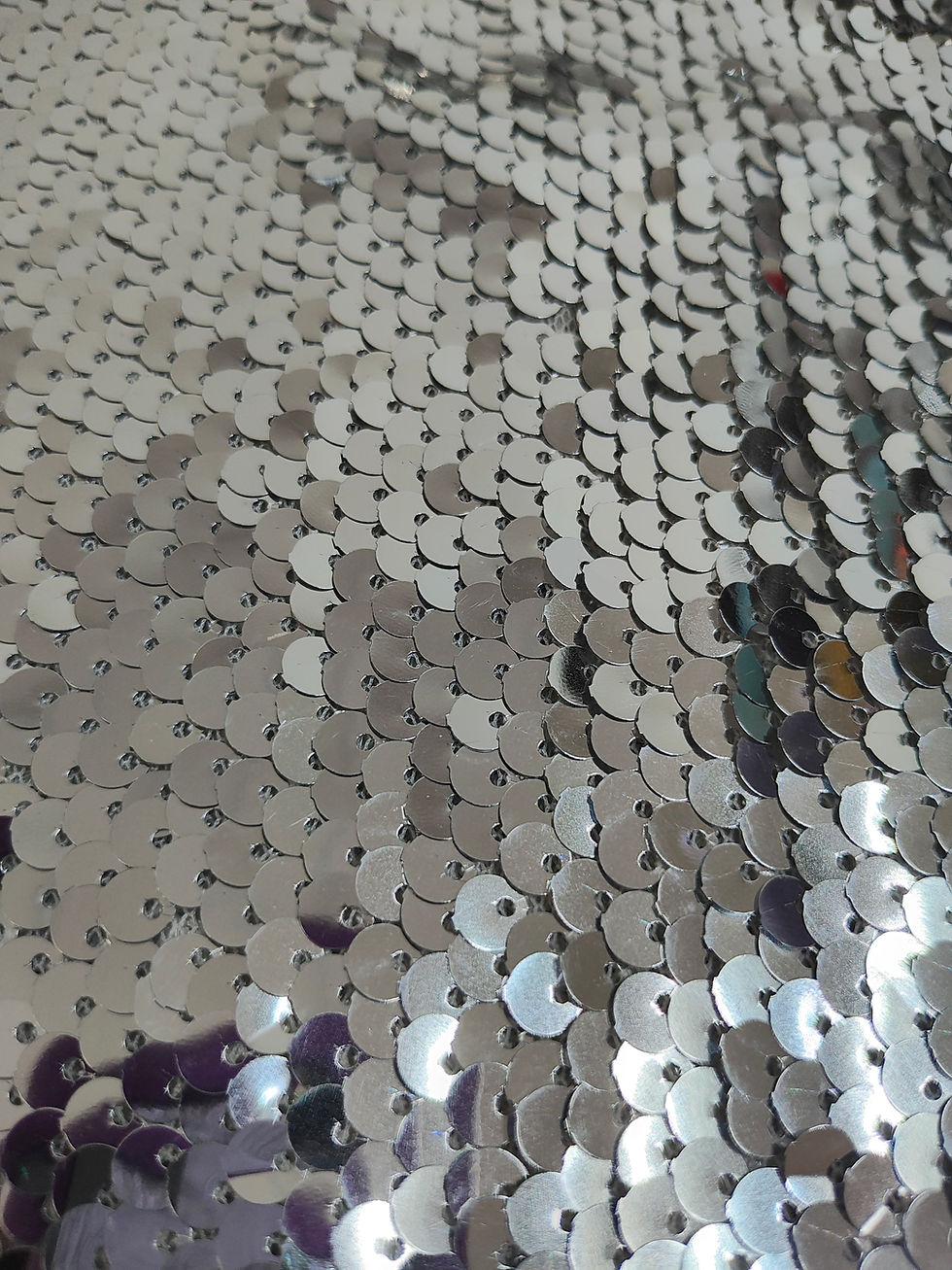 Miniatura: Lentejuelas grandes plateado