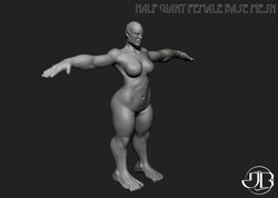 Half-Giant(female) Base Mesh