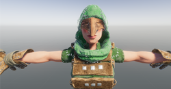 Scout(female) close up hawkMask