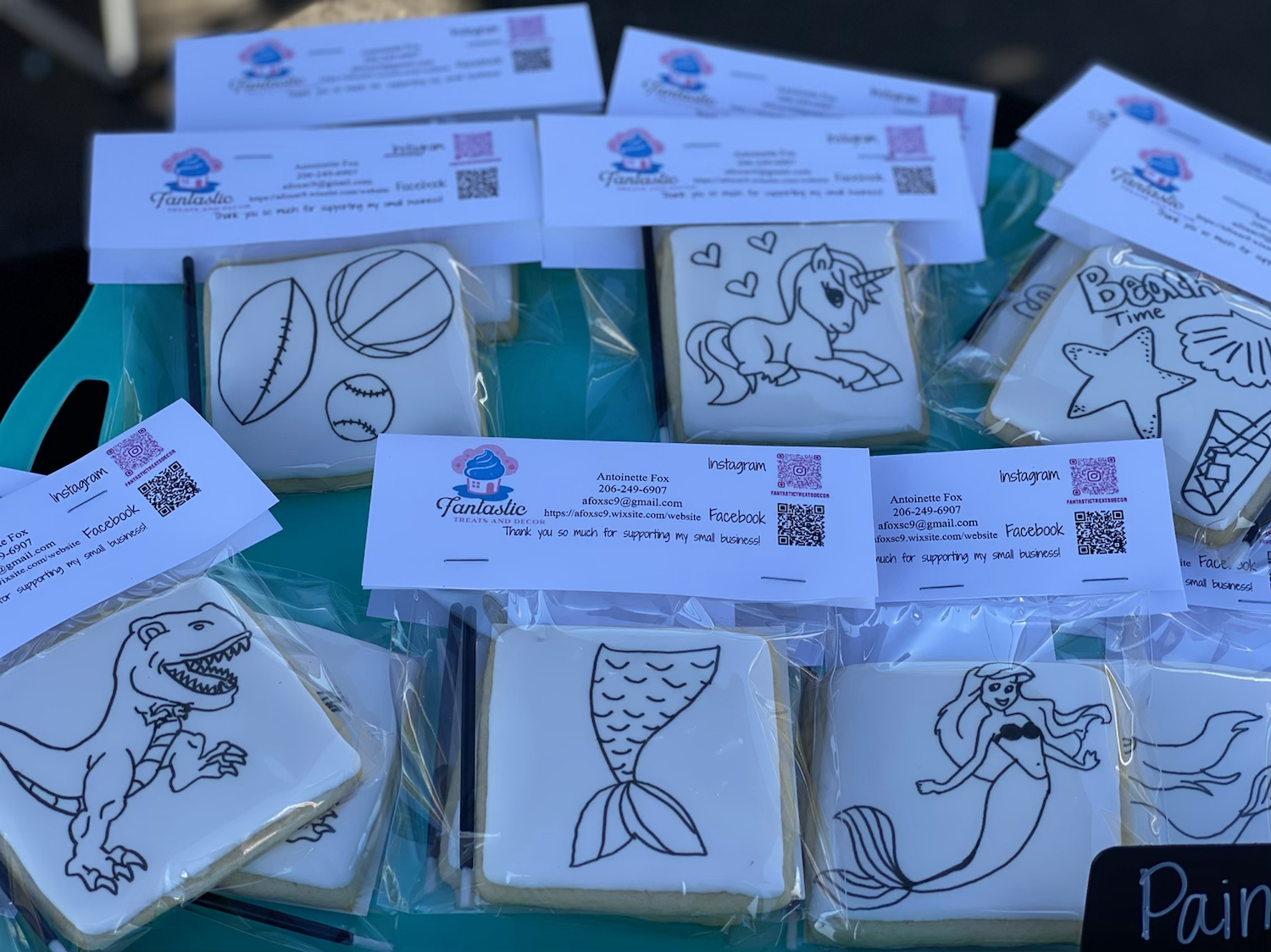 Paint your own cookie