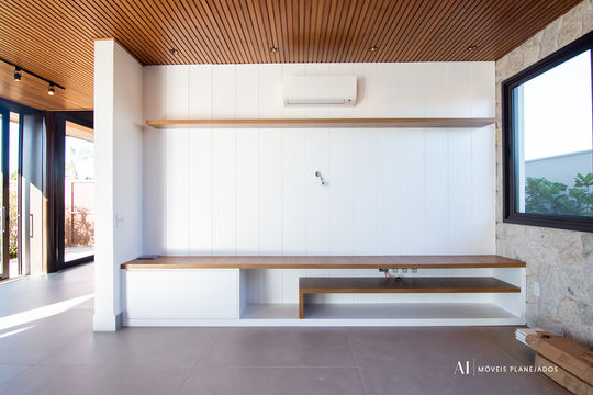 móvel em marcenaria para sala