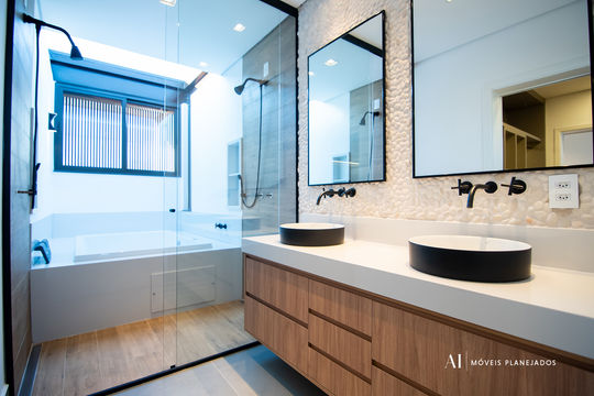 banheiro em marcenaria