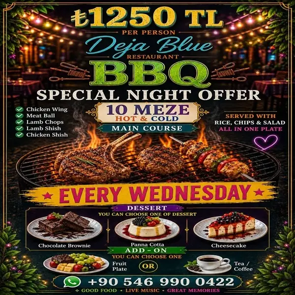 Deja Blue BBQ Special