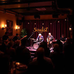 Live band playing blues and jazz at Soulist Bar in Kyrenia