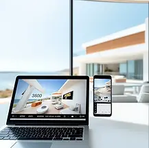 Virtual tour of a luxury villa in North Cyprus