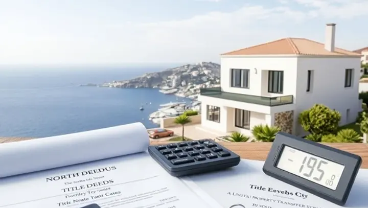 Epsima property transfer tax and title deed costs when buying property in North Cyprus