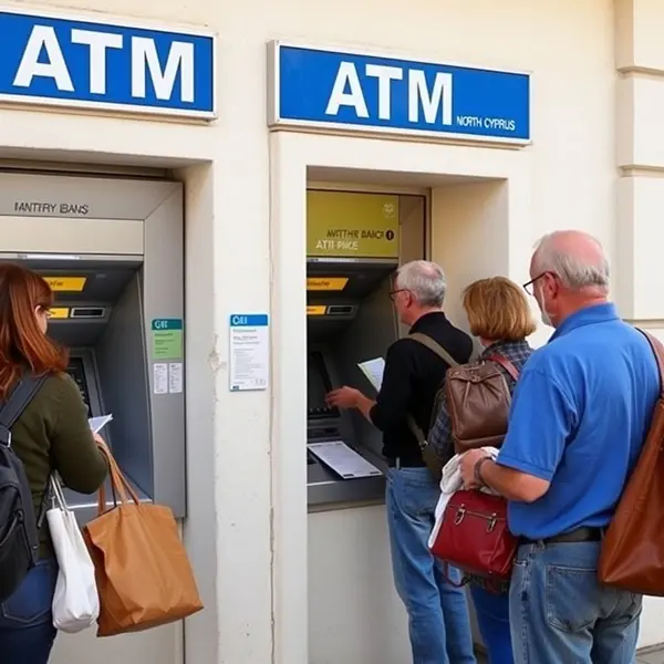 ATM withdrawals banking fees and cash access in North Cyprus for expats and visitors