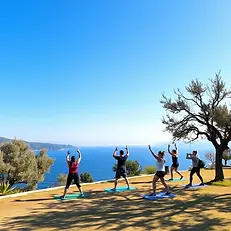 Fitness boot camps and healthy lifestyle retreats.