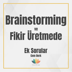 Brainstorming'de Ek Sorular