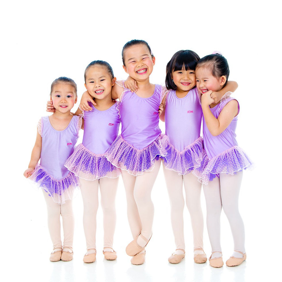 縮圖：紫色連身三紗舞裙